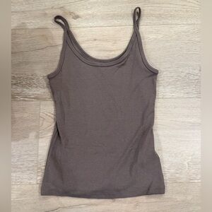 NWT GAP Brown Scoop Neck Tank Top XS